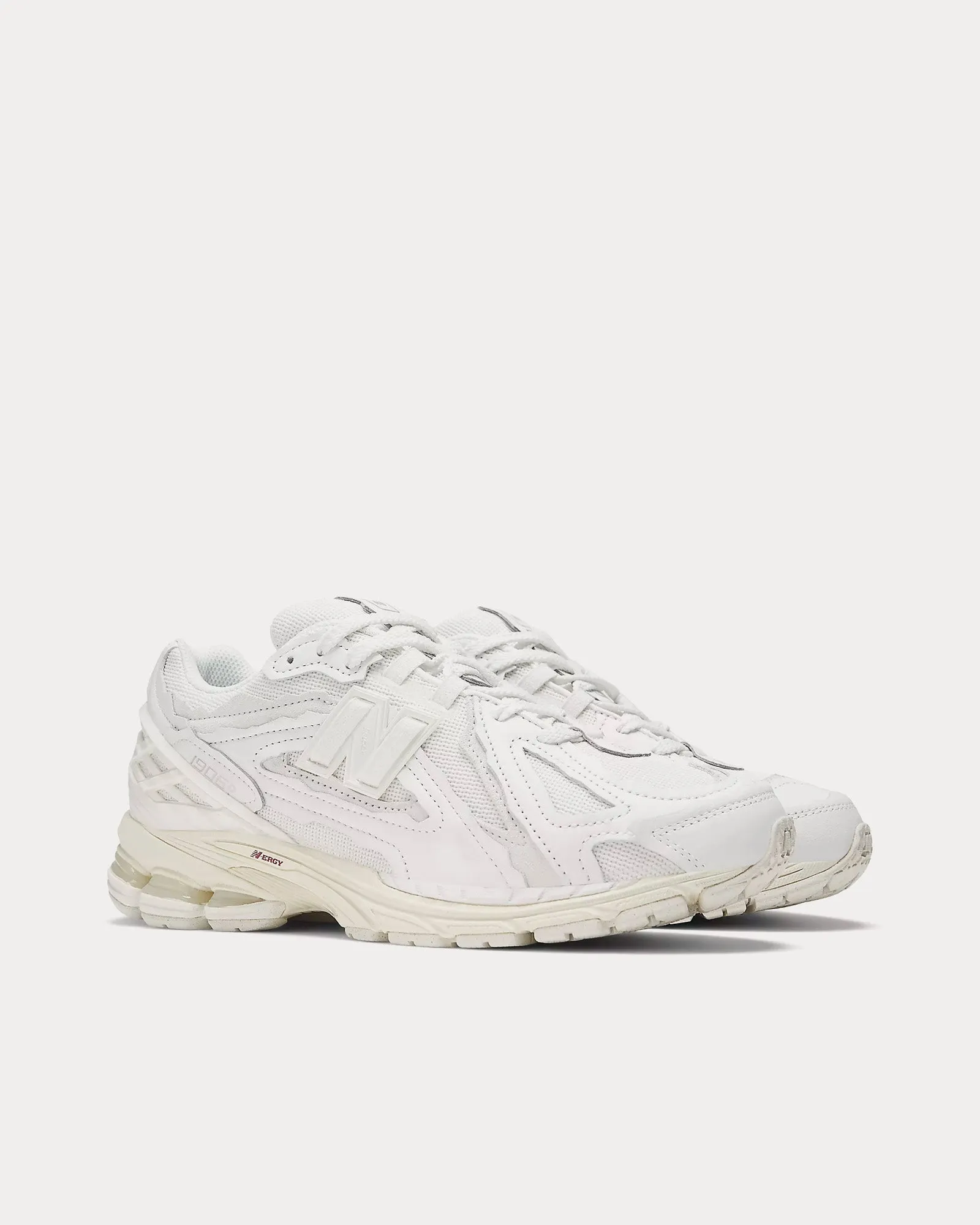 1906D White / Turtledove / Crimson Low Top Sneakers