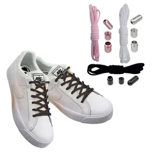 3 Pairs of Shoelace Unisex Elastic No Tie Shoe Laces Screw Shoelaces Lazy Shoe Lace Style 1