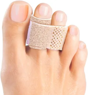 6 Pcs Hammer Toe Straightener, Hammer Toe Splints, Crooked Toes & Overlapping Toes，Protecting Curved Toes and Hammertoes, Overlapping Toe Protector，Toe Cushioned Bandages for Correcting Hammer Toes