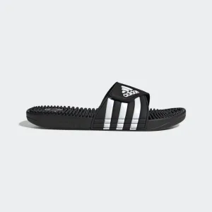 adidas ADISSAGE Adjustable Rubber Slides | Black-White | Men's
