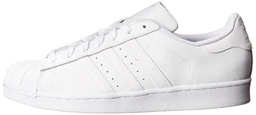 adidas Originals Women's Superstar W Fashion Sneaker,  White/White/White,  6.5 M US