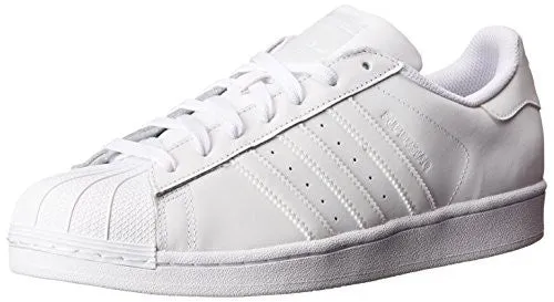 adidas Originals Women's Superstar W Fashion Sneaker,  White/White/White,  7 M US