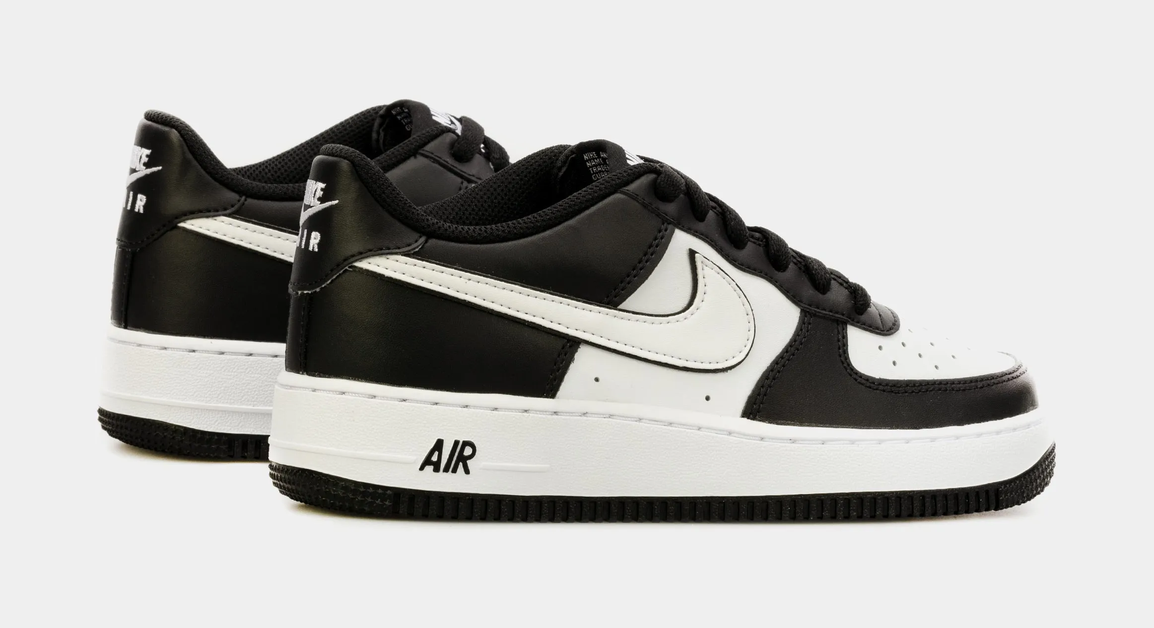 Air Force 1 LV8 Grade School Lifestyle Shoes  (Black/White)