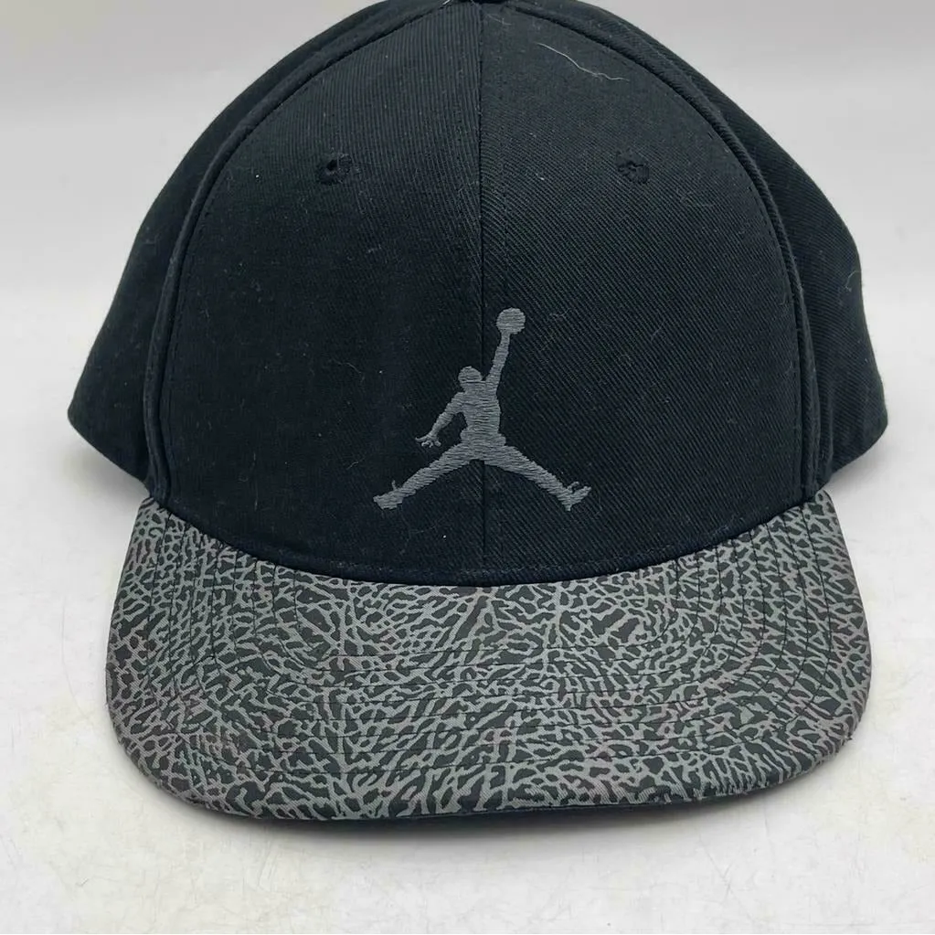 Air Jordan Nike Pro Jumpman Snapback Black White Hat Cap  YOUTH