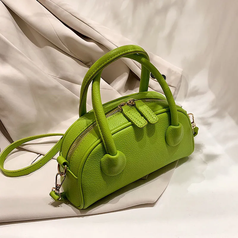 Amozae-Back To School Gifts Pretty in Pink Leather Handbag