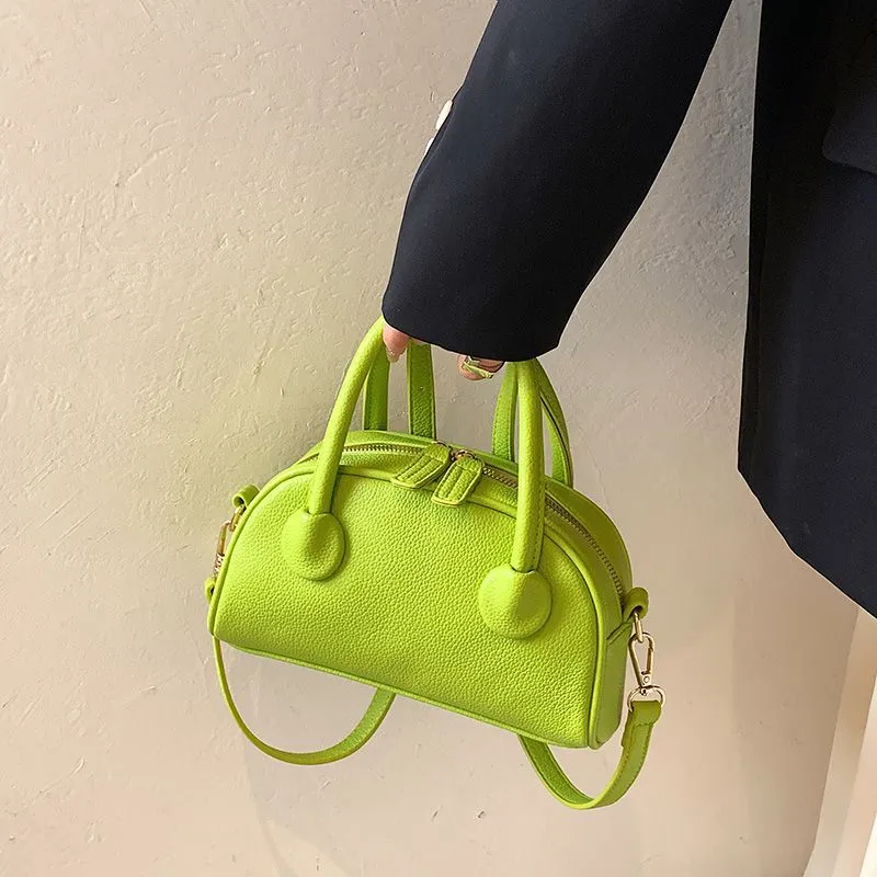 Amozae-Back To School Gifts Pretty in Pink Leather Handbag