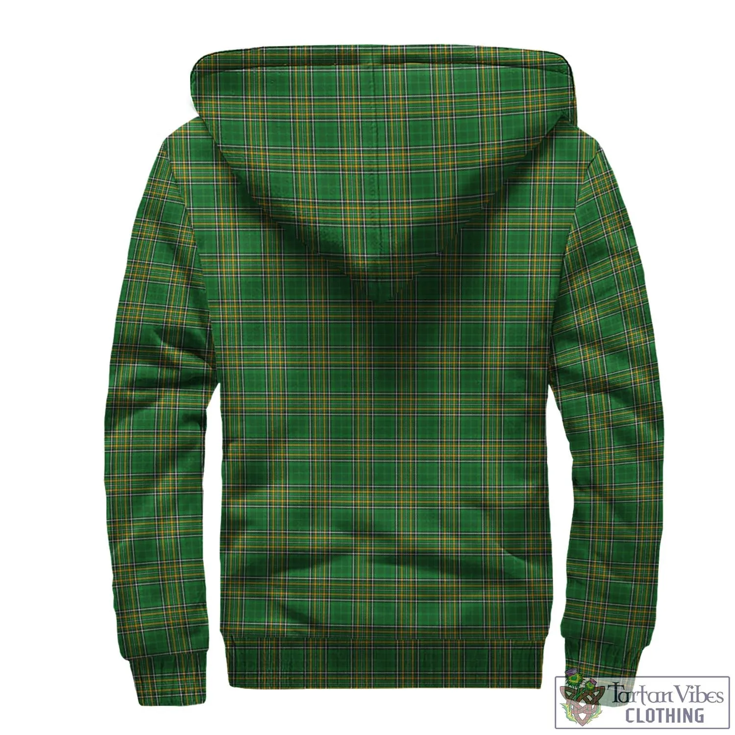 Aylward Irish Clan Tartan Sherpa Hoodie with Coat of Arms