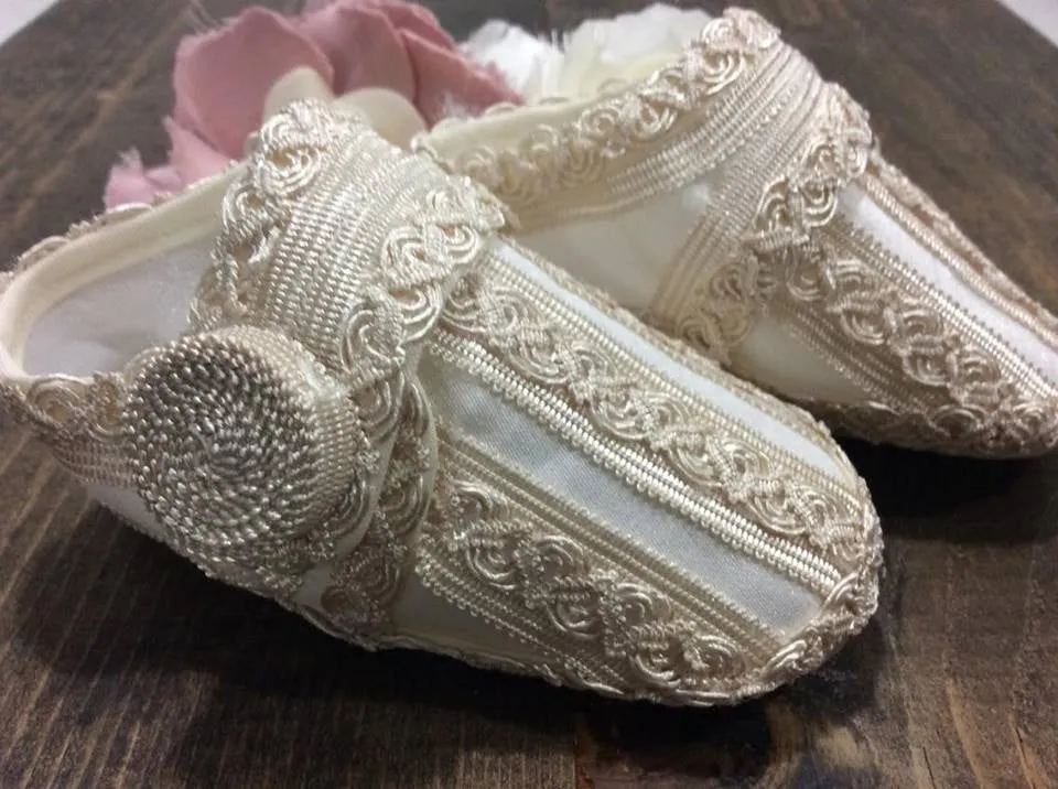 Baby boy baptism shoes ivory, zapatos bautizo, Christening shoes