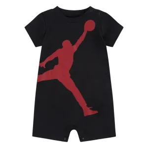 Baby/Toddler Jordan Baby Jumpman Knit Romper "Black"
