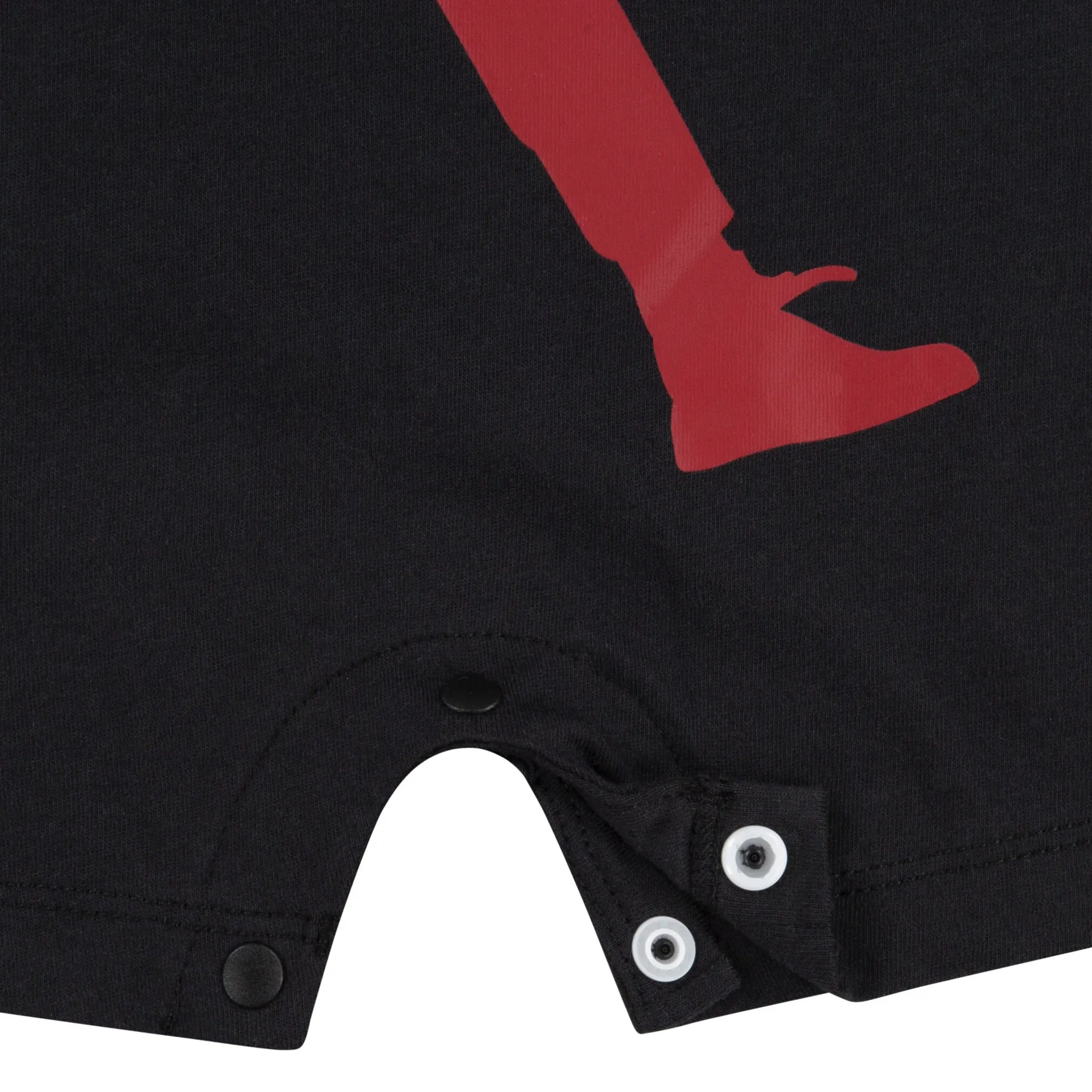 Baby/Toddler Jordan Baby Jumpman Knit Romper "Black"