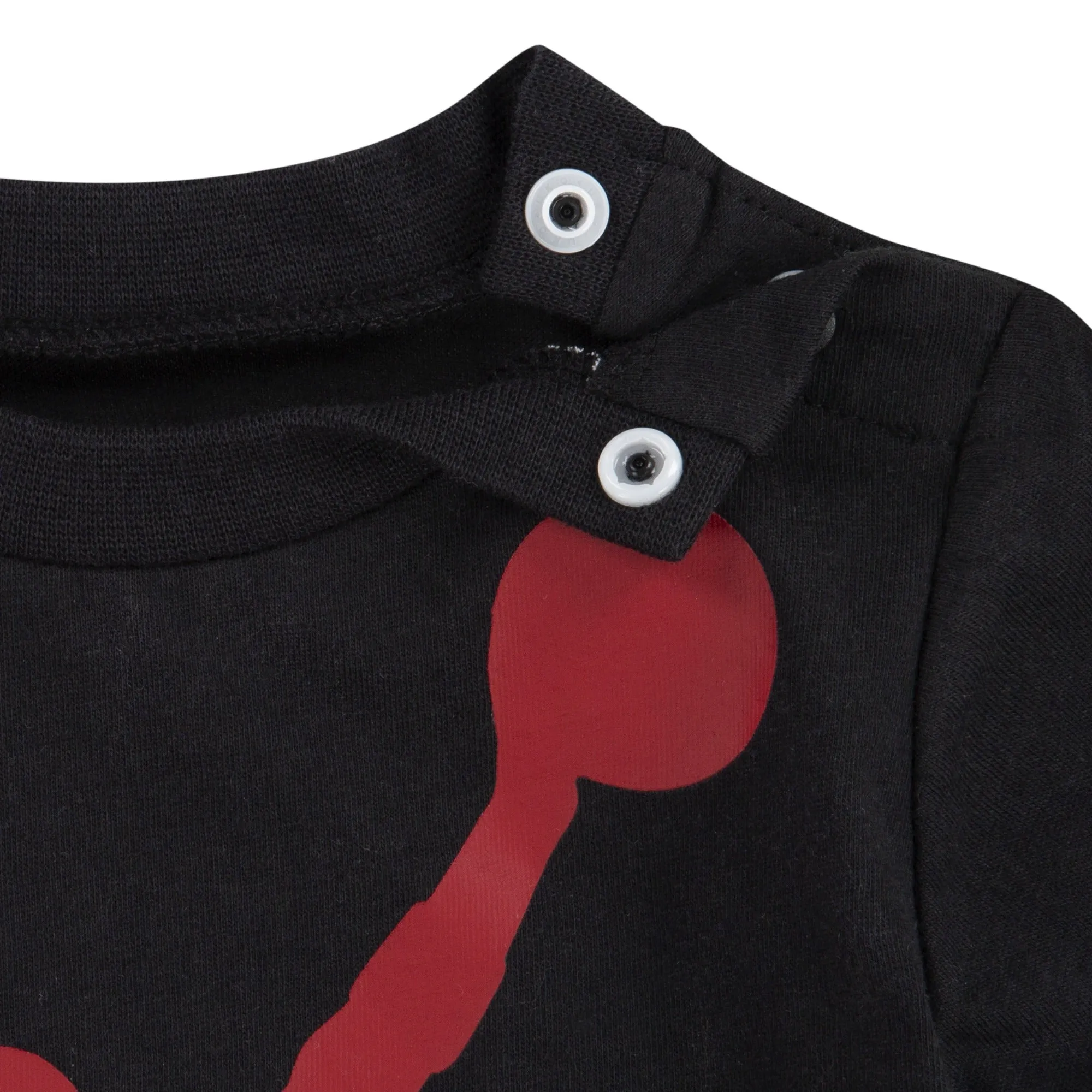 Baby/Toddler Jordan Baby Jumpman Knit Romper "Black"