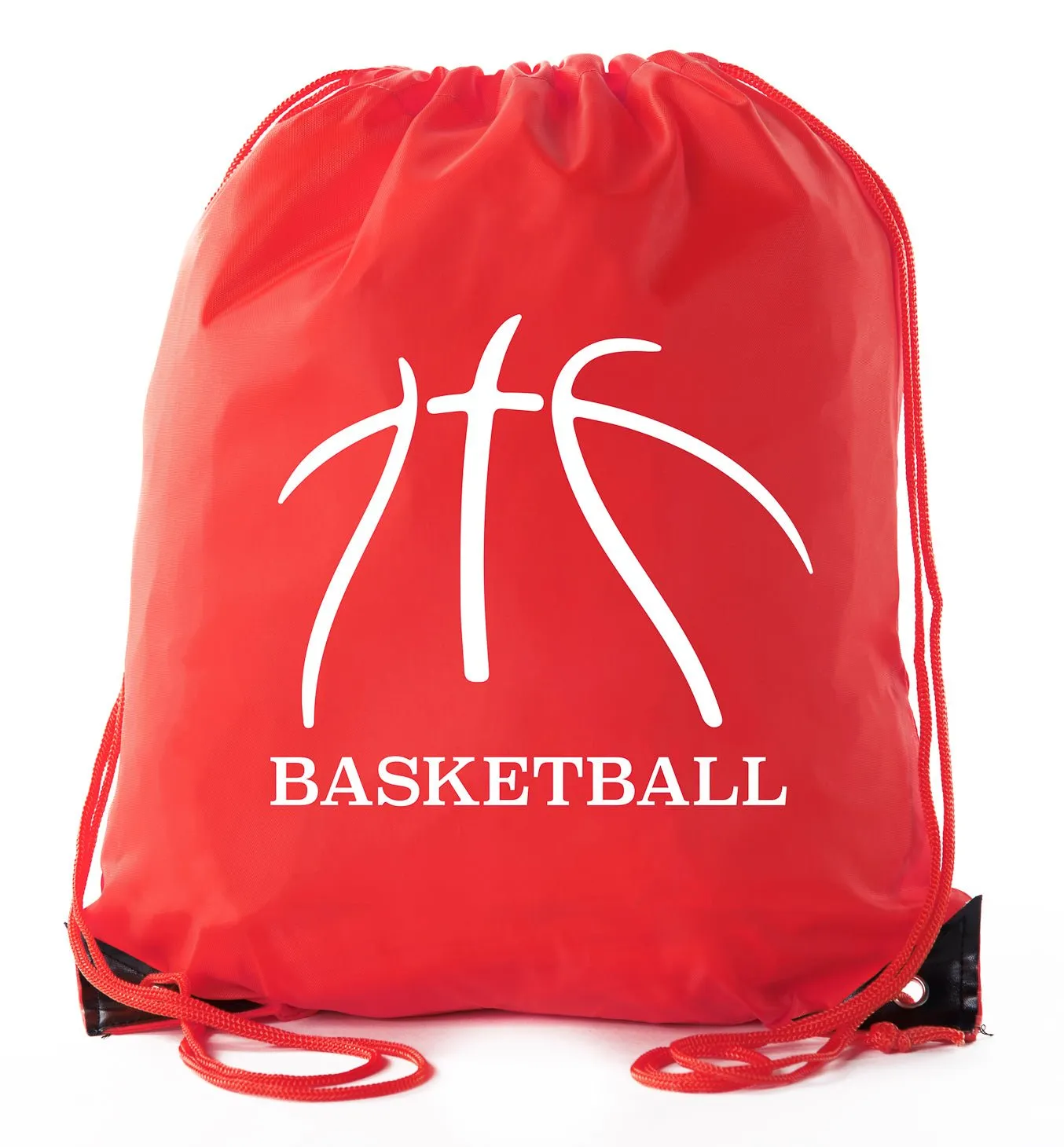 Basketball Seams Polyester Drawstring Bag