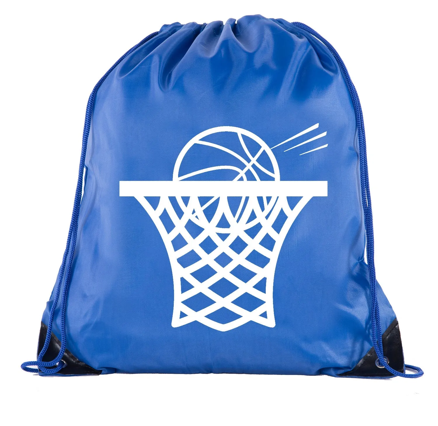 Basketball Swoosh Polyester Drawstring Bag