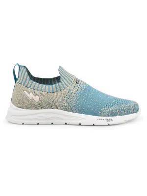 CAMP-SPINDA Blue Women's Slip-ons