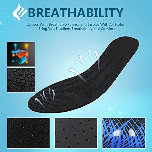 CIOR Men Women and Kids Quick-Dry Water Shoes darkweight Aqua Socks For Beach Pool Surf Yoga Exercise,CT1605,Blue,40.41