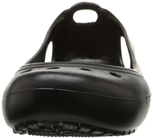 crocs Women's Kadee Ballet Flat,Black/Black,7 M US