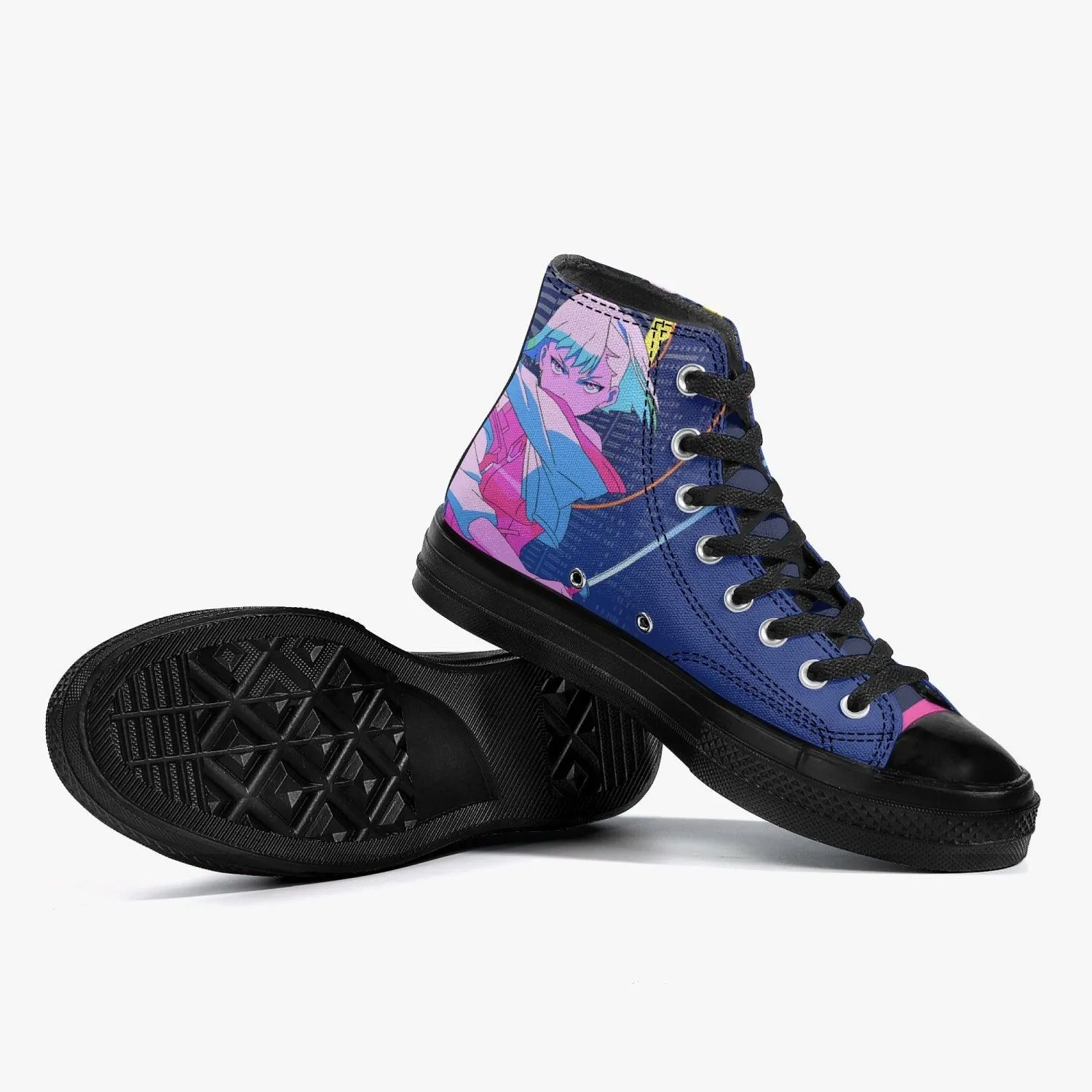 Cyberpunk Edgerunners Lucy A-Star High Anime Shoes