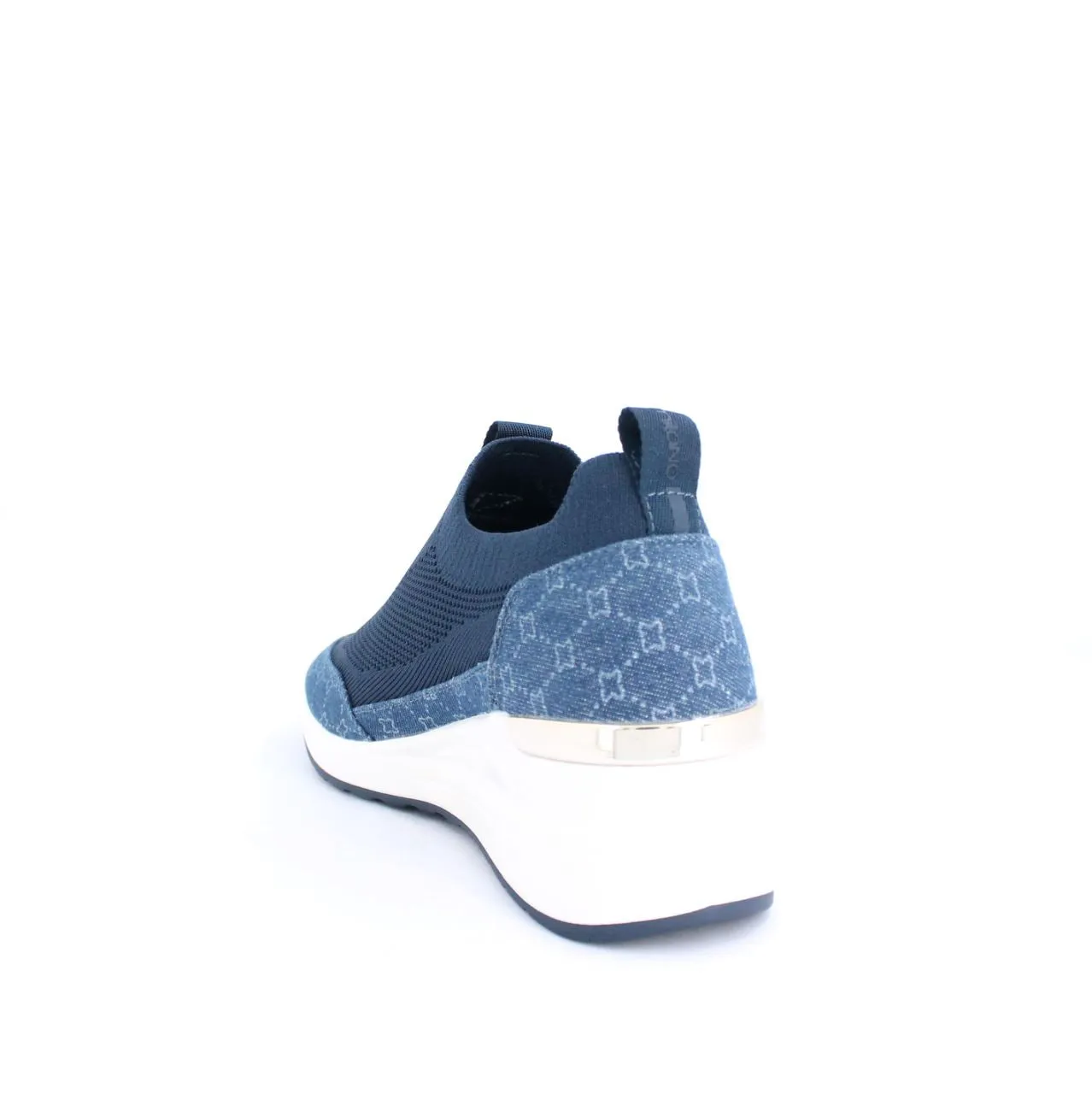 DEYSI-SNEAKER WEDGE-DENIM BLUE