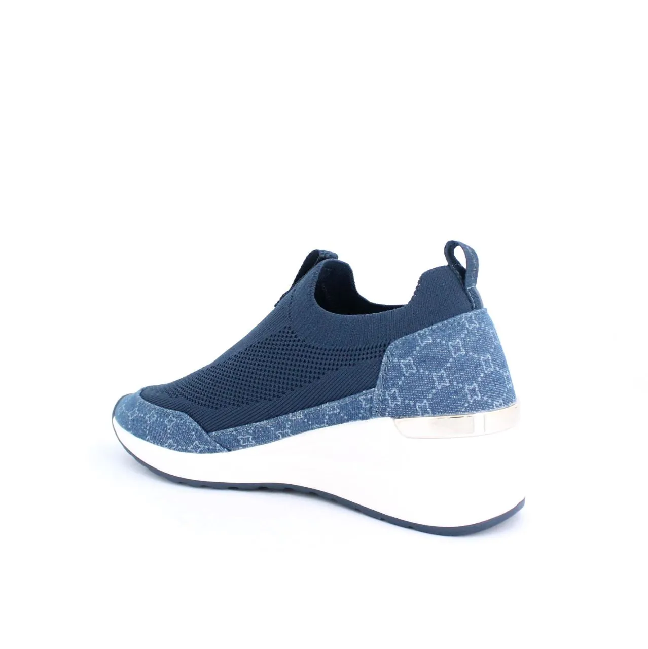 DEYSI-SNEAKER WEDGE-DENIM BLUE