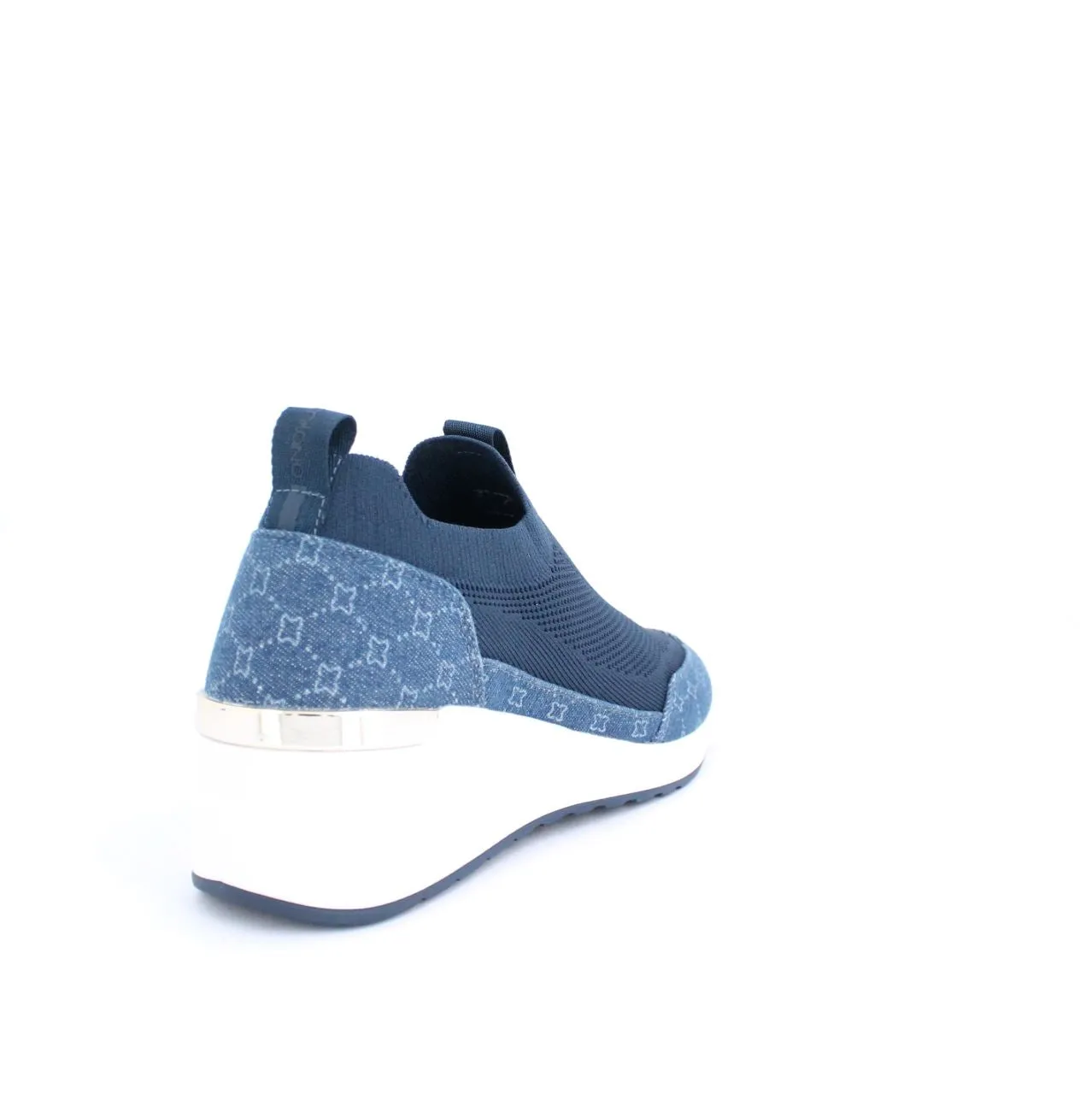 DEYSI-SNEAKER WEDGE-DENIM BLUE