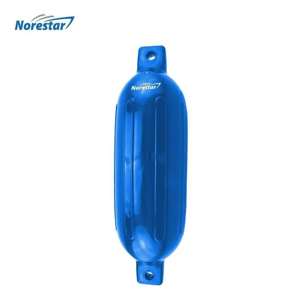 Double-Eye Ribbed Boat Fender, Deflated
