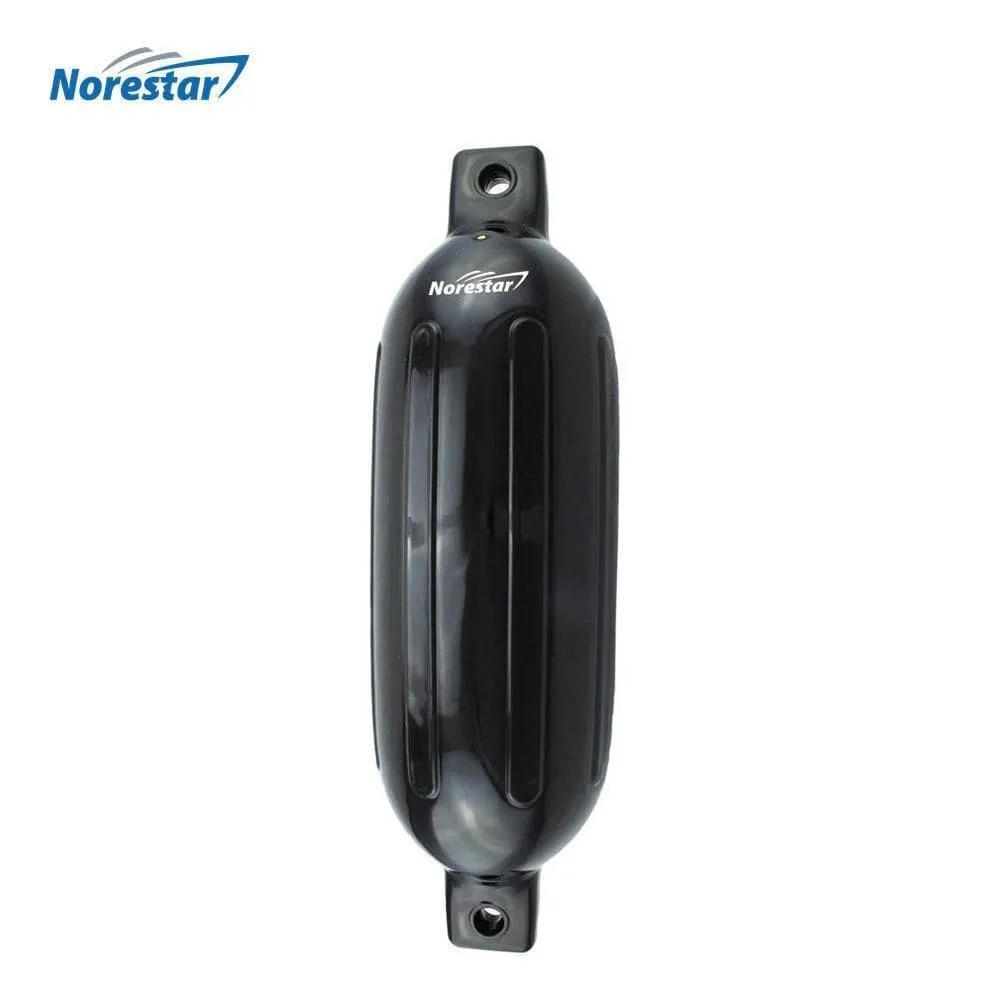 Double-Eye Ribbed Boat Fender, Deflated