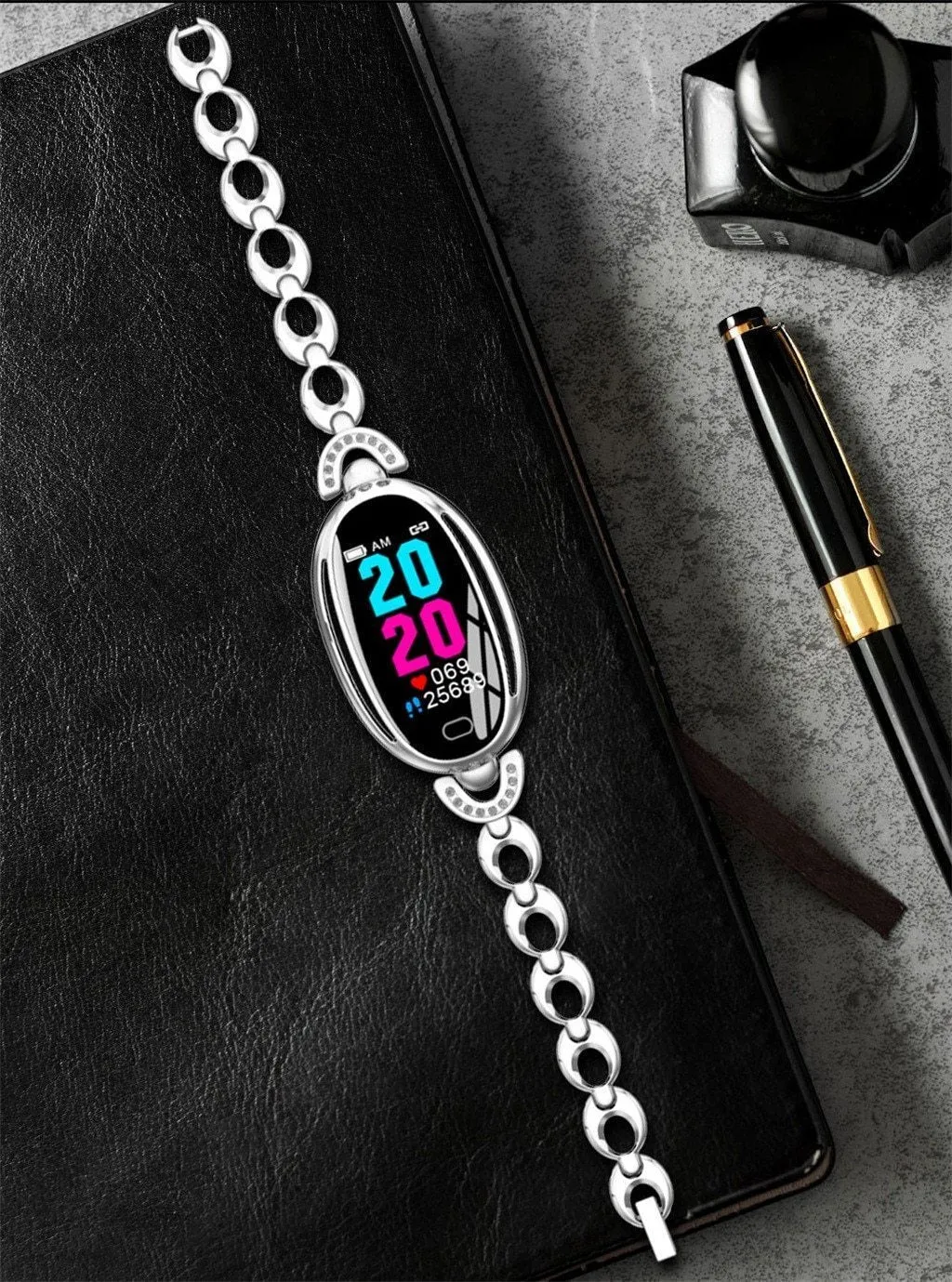 E68 Smart watch Bracelet - Blood Pressure Monitor Android iOS 8.0 and above
