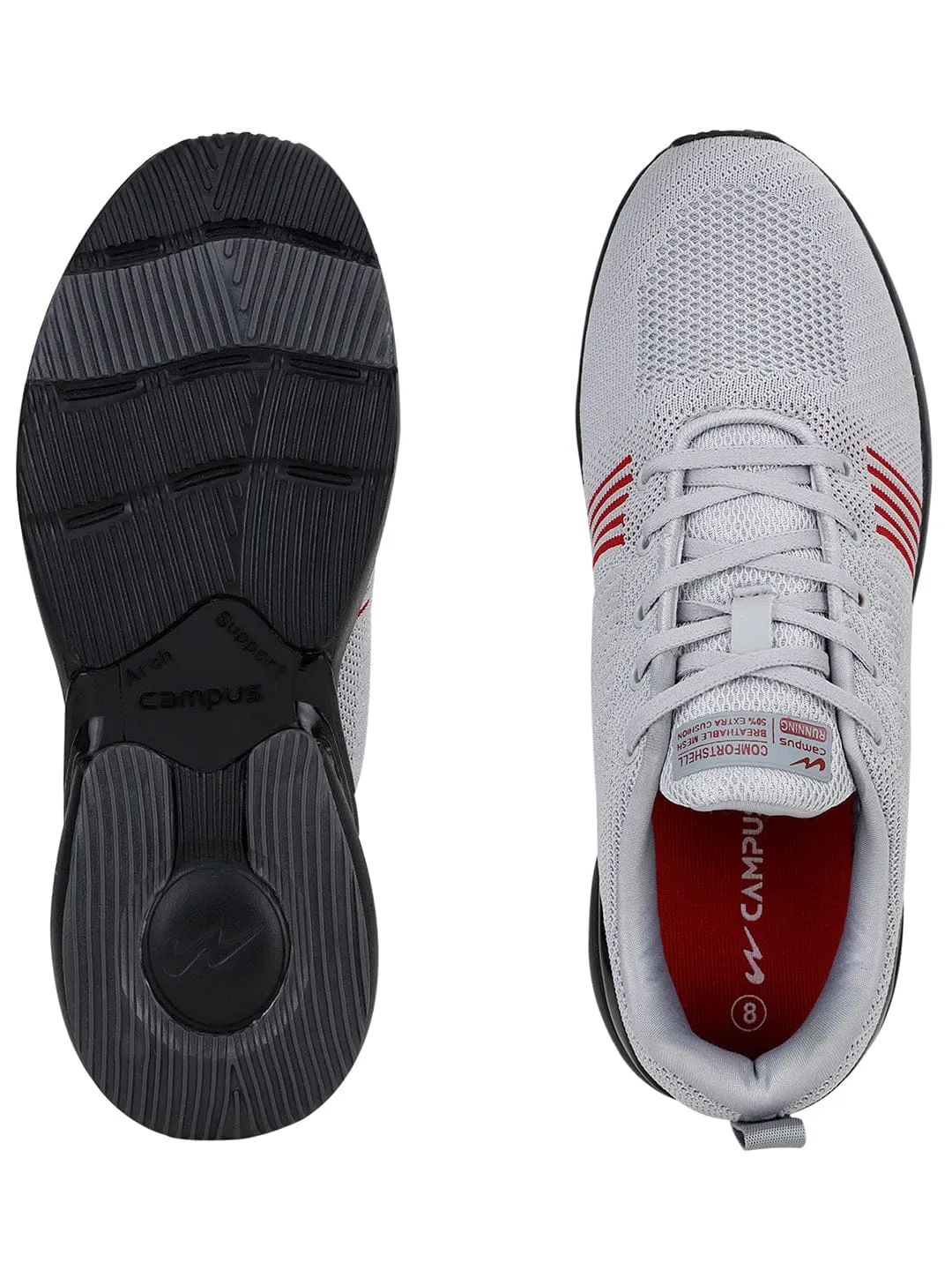 EAST-X Grey Men's Running Shoes
