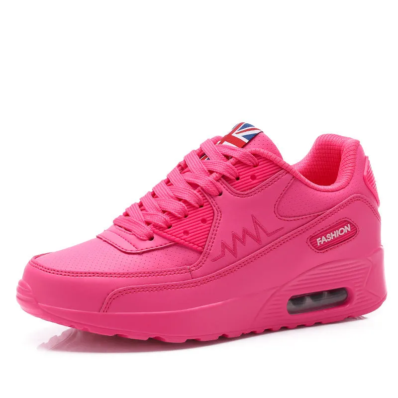 Fashion Air Cushion Leather Running Sneakers | Brodtica.com