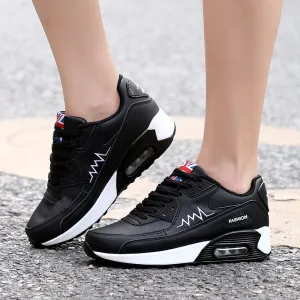 Fashion Air Cushion Leather Running Sneakers | Brodtica.com