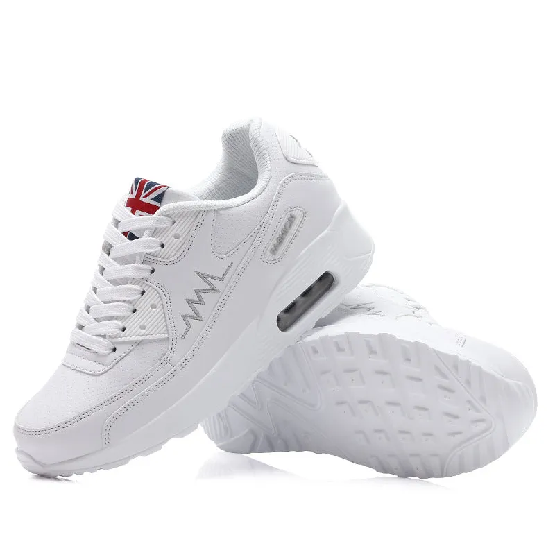 Fashion Air Cushion Leather Running Sneakers | Brodtica.com
