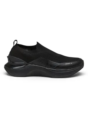 FLYNN Black Men's Walking Shoes