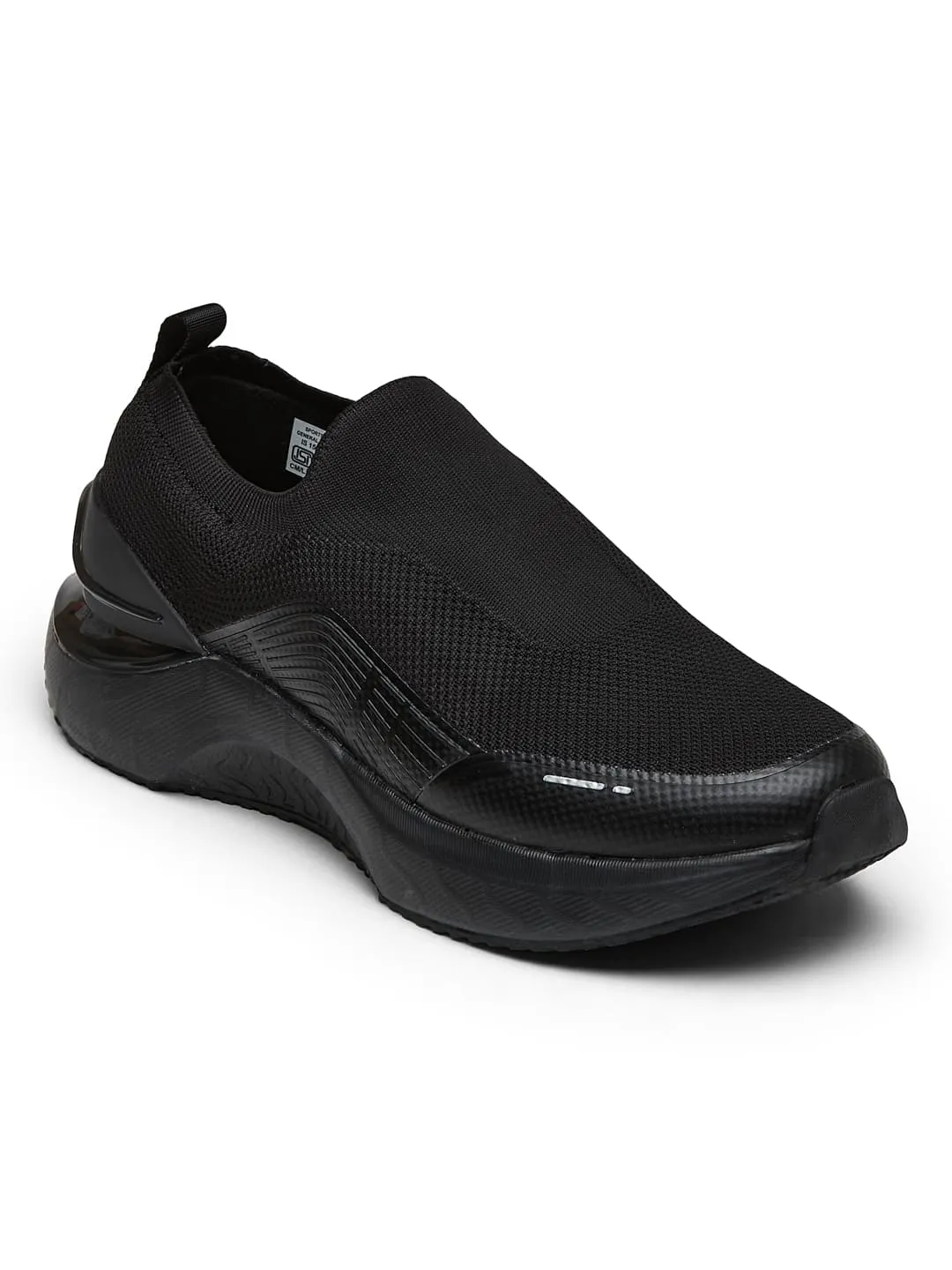 FLYNN Black Men's Walking Shoes