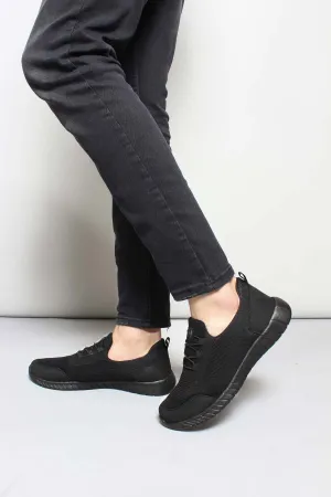 FST Men's Walking Shoes 869XA576 Black - Hurst