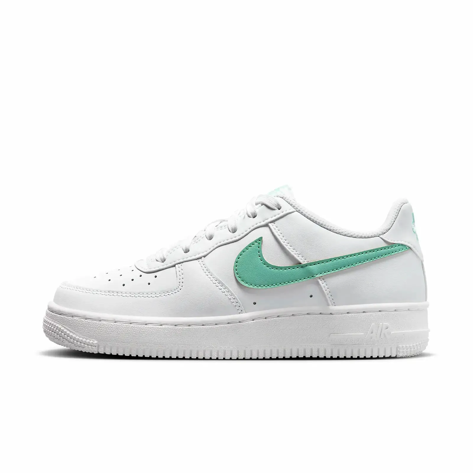 GS / Women's Nike Air Force 1 Low (Summit White/Emerald Rise)(DV7762-104)