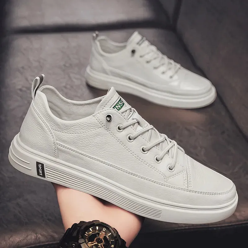 Ilooove New Shoes for Men  Comfortable Flat Men's Casual Shoes Outdoor Wild Men's Sneakers High End Fashion One Pedal Dress Shoes Male