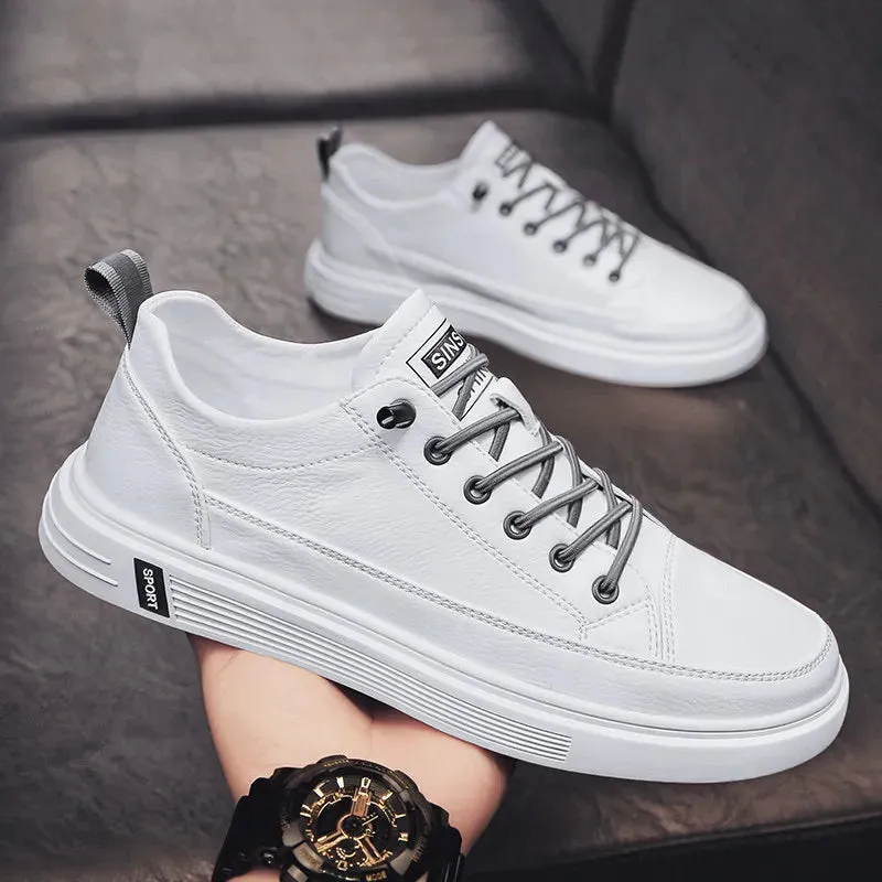 Ilooove New Shoes for Men  Comfortable Flat Men's Casual Shoes Outdoor Wild Men's Sneakers High End Fashion One Pedal Dress Shoes Male