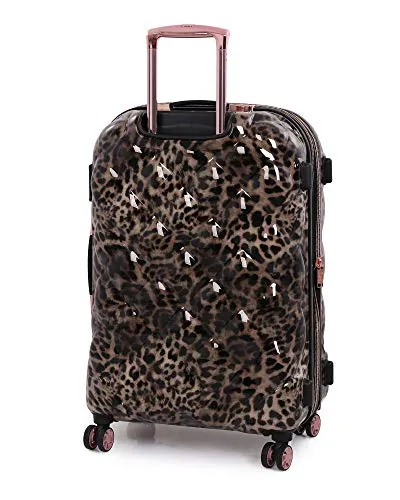 it Girl 26.8" Opulent 8 Wheel Hardside Expandable Spinner with TSA Lock, Leopard