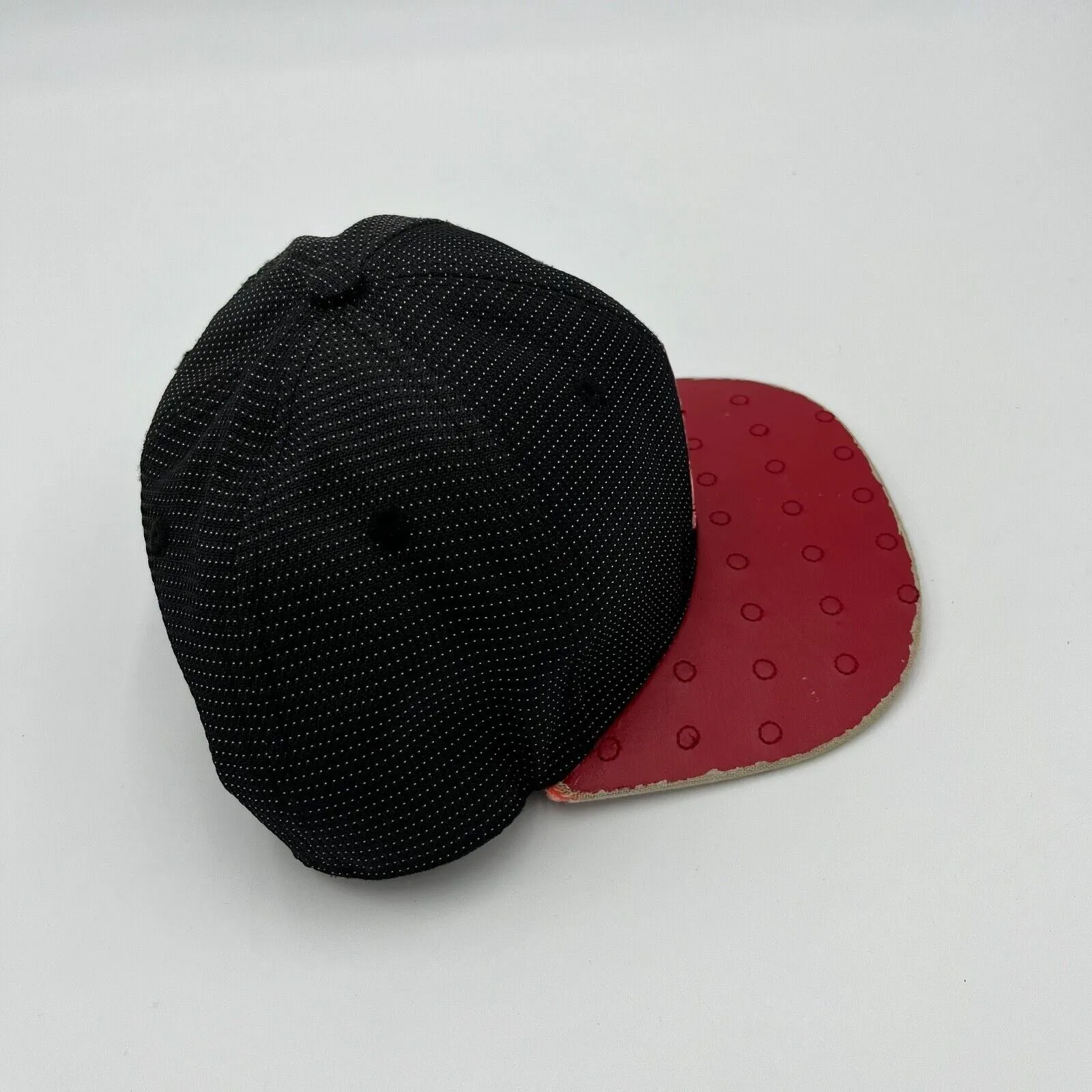Jordan Youth Snapback Adjustable Black Hat/Cap Red Jordan Logo & Inside Lining