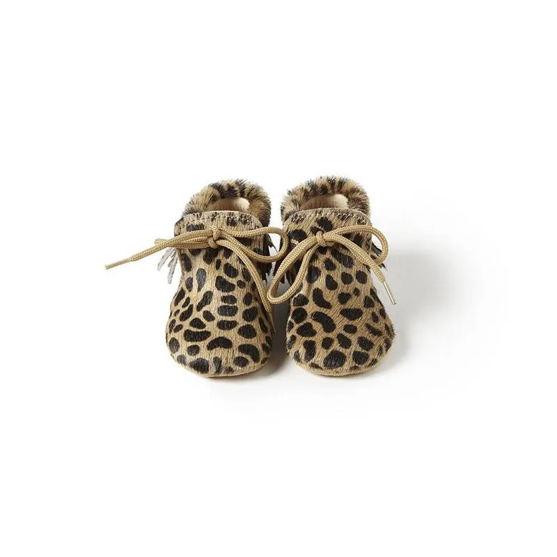 Jungle Leopard-Print Booties