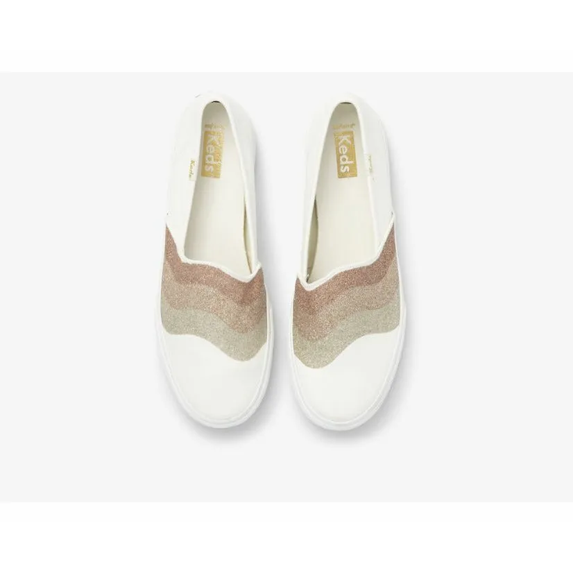 Keds Double Decker Wave Glitter Sneaker