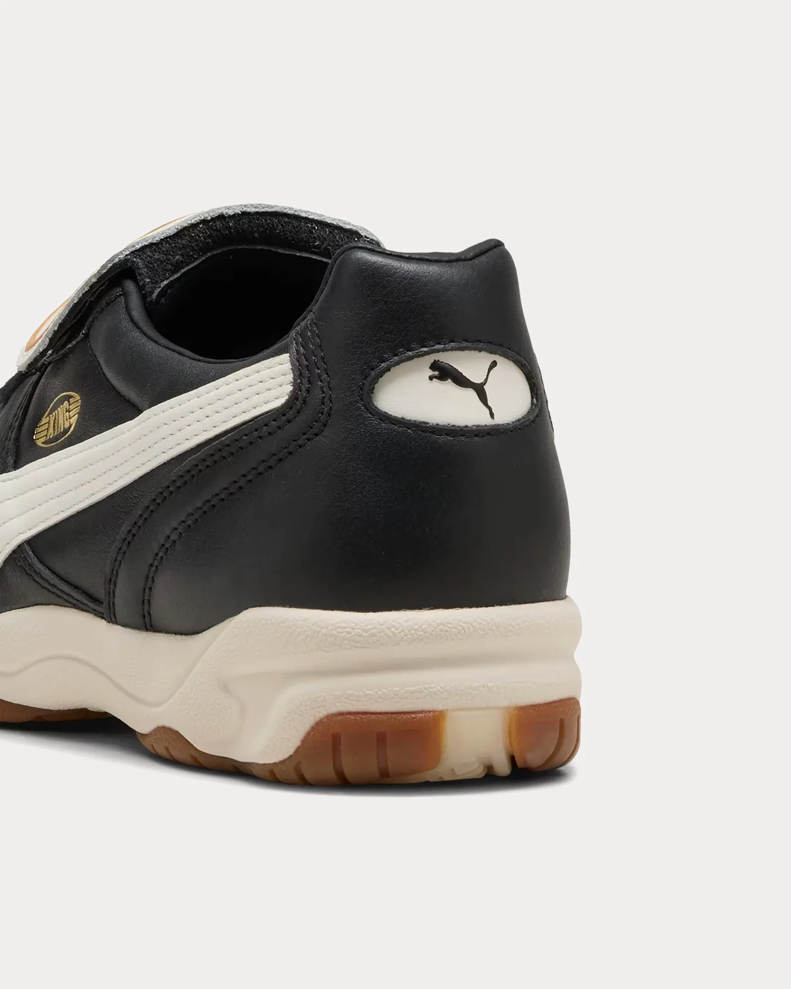 King Indoor Puma Black / Warm White Low Top Sneakers