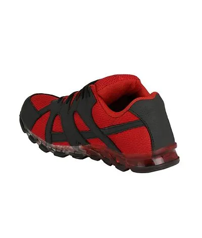 Men's Multicoloured Self Design Mesh Sports Shoes