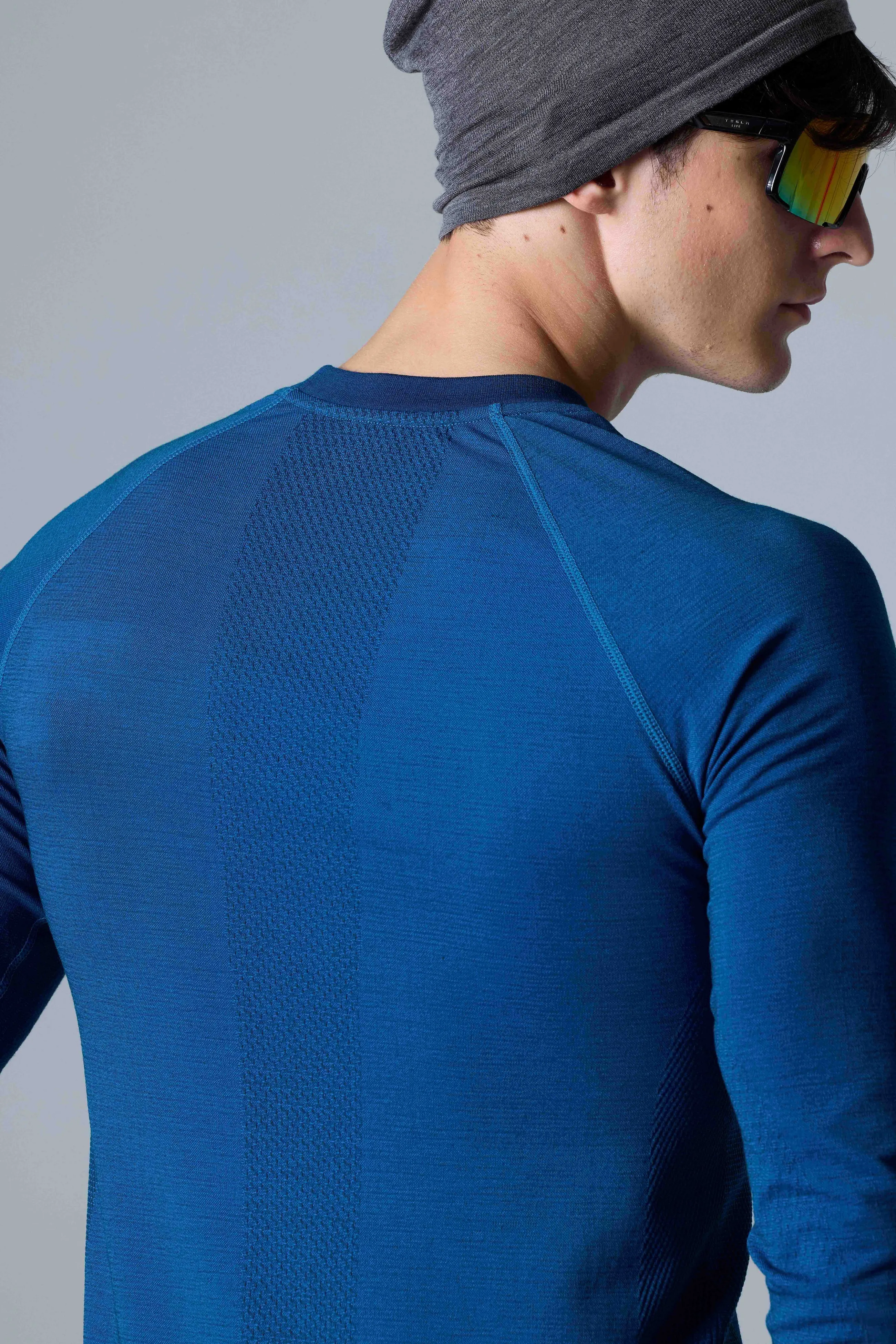 Men's Tech Merino Pressure Crewneck Long Sleeve Top