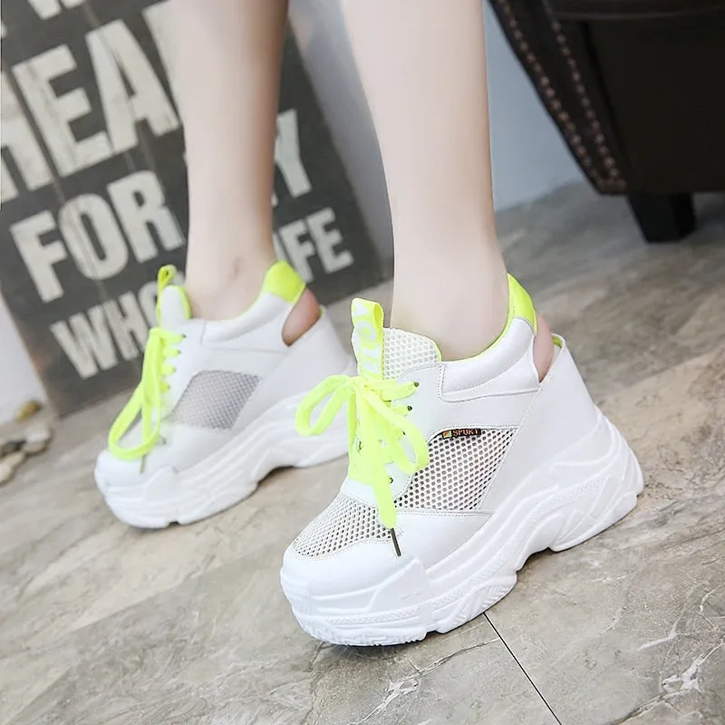 Mesh Breathable Platform Women's Shoes