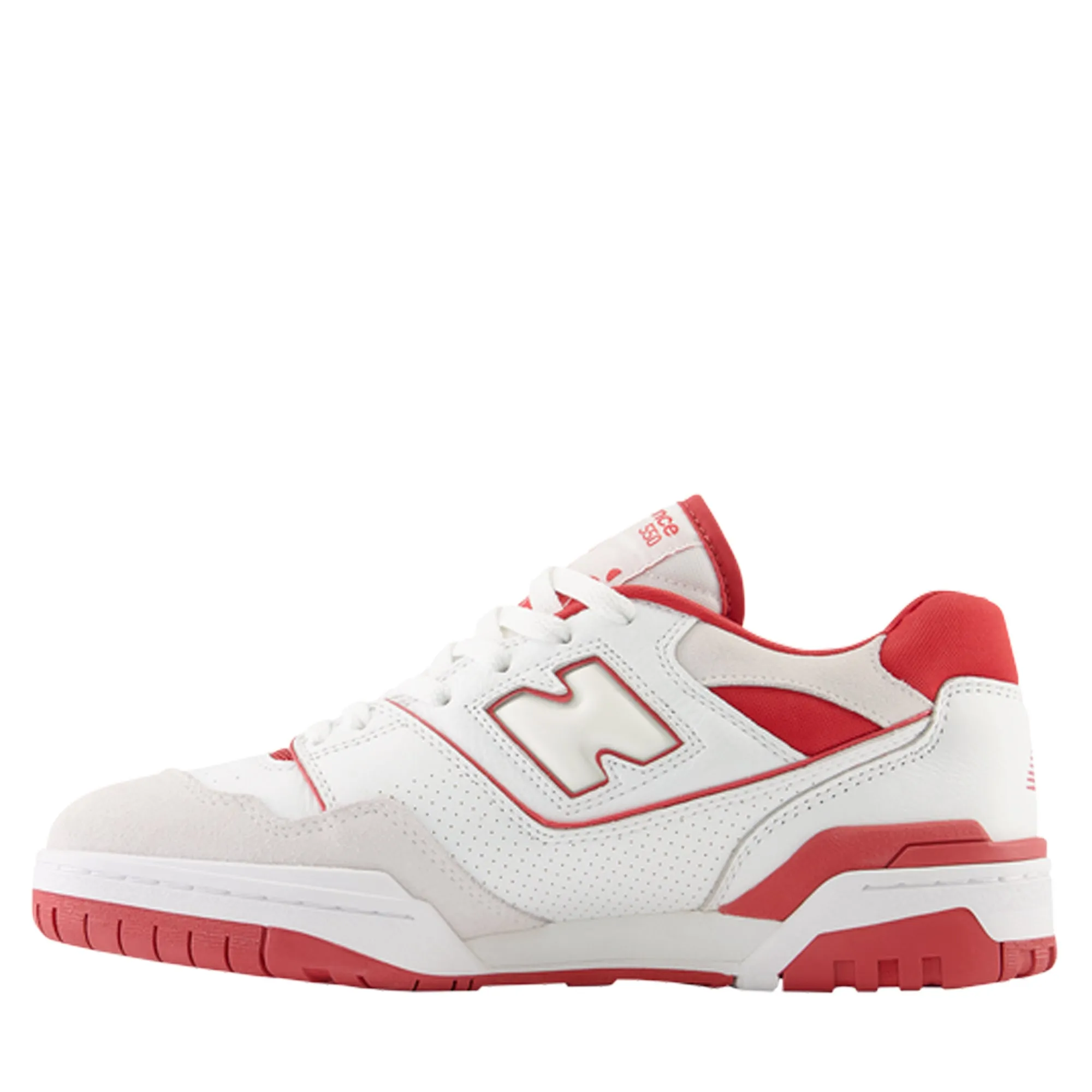 New Balance 550 White Terracotta Red
