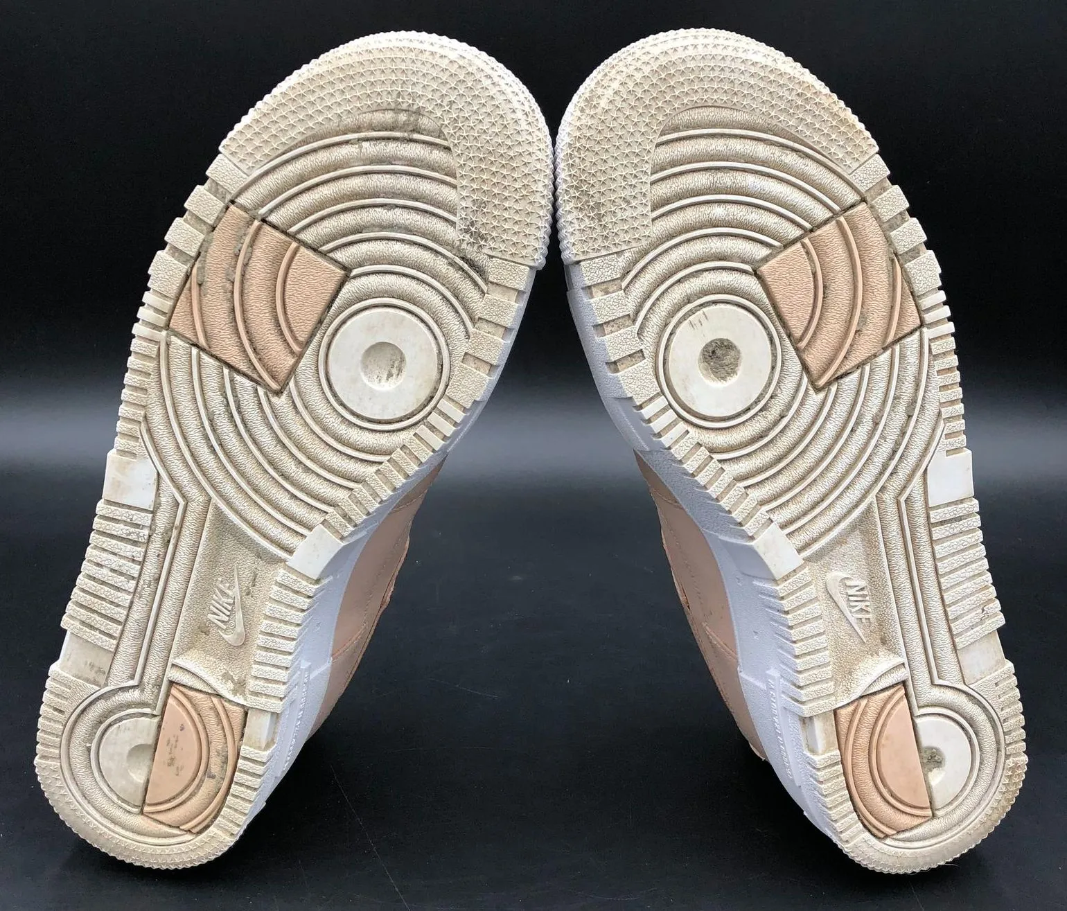 Nike Air Force 1 'Pixel Particle Beige' Women's Athletic Sneakers - Sz 10 ( COA)