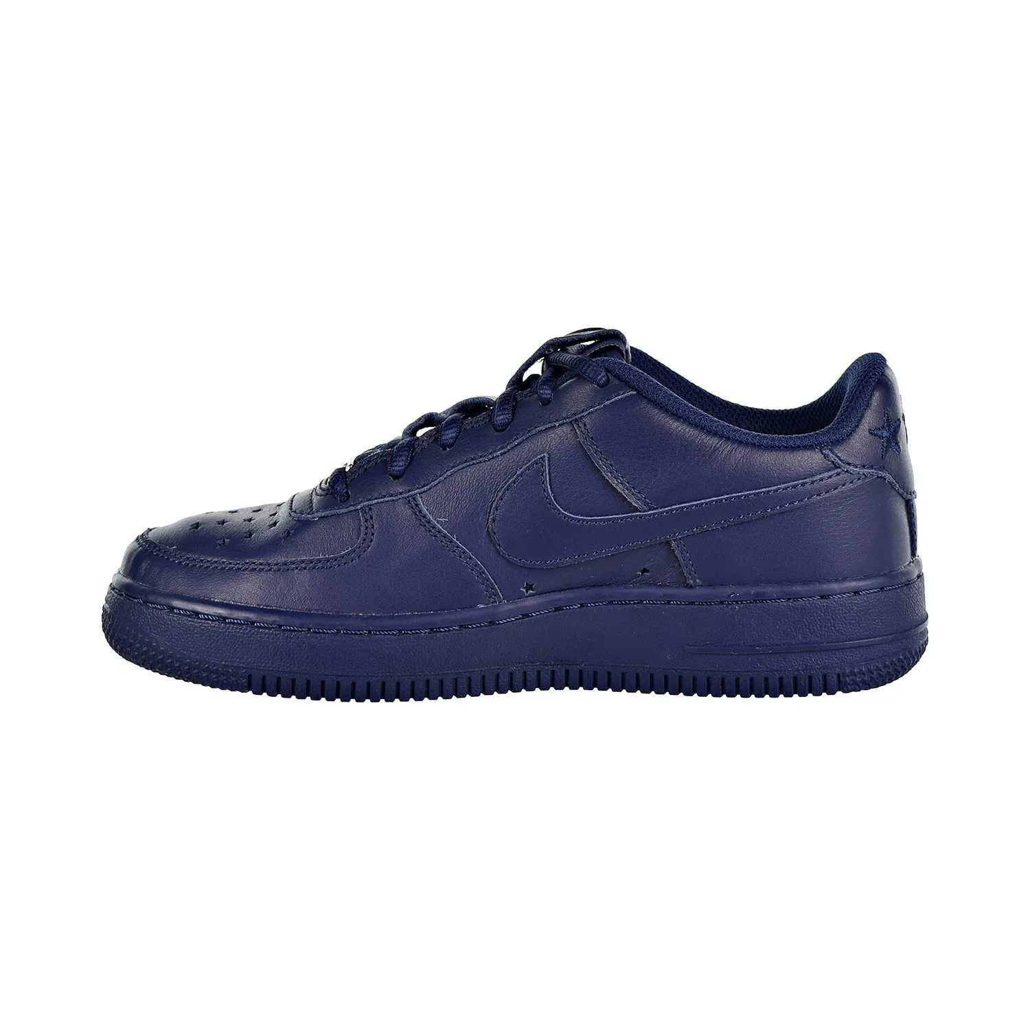 Nike Air Force 1 QS Big Kids' Shoes Navy