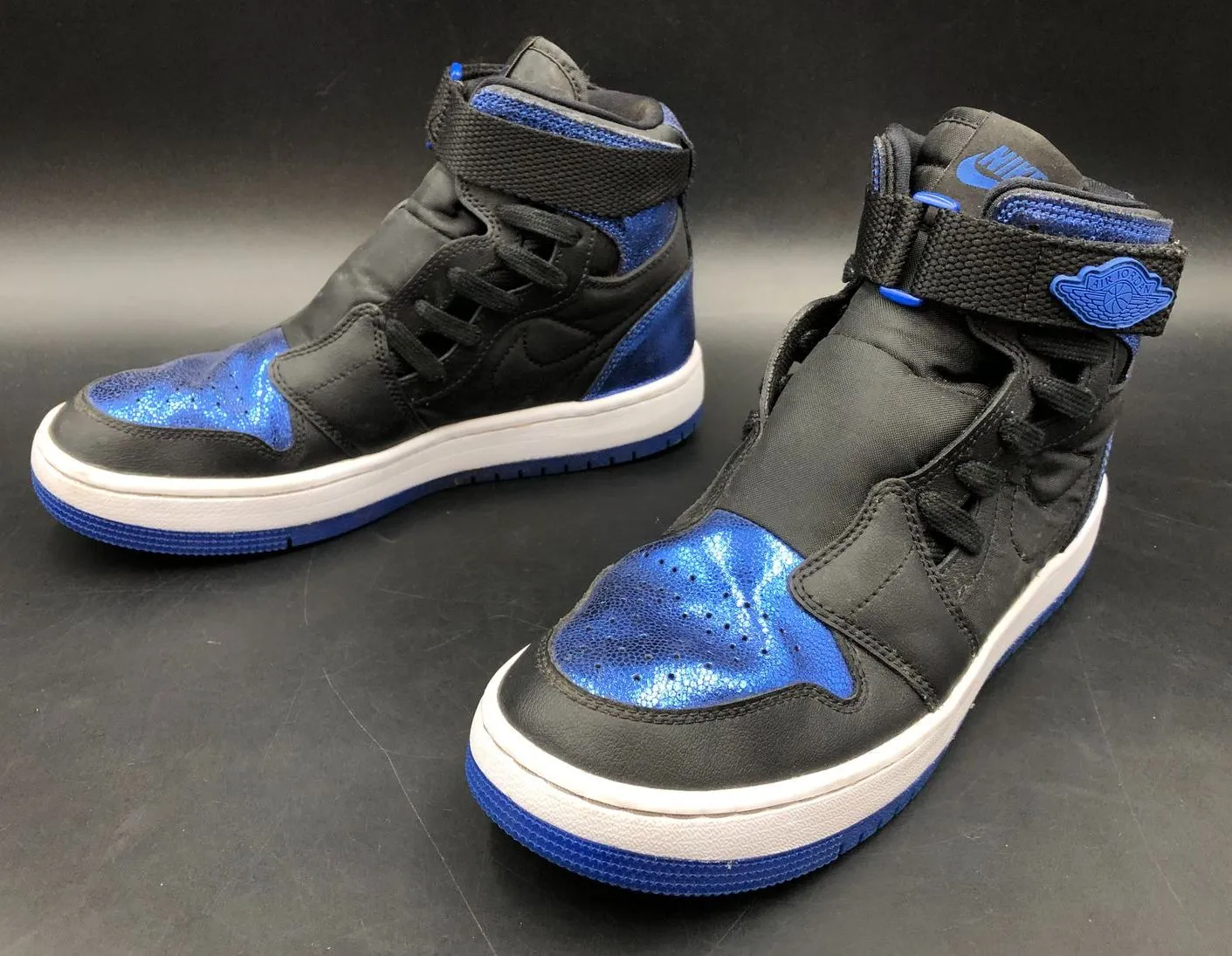Nike Air Jordan 1 Nova XX 'Black Game Royal Blue' Women's Sneakers - 8.5 ( COA)