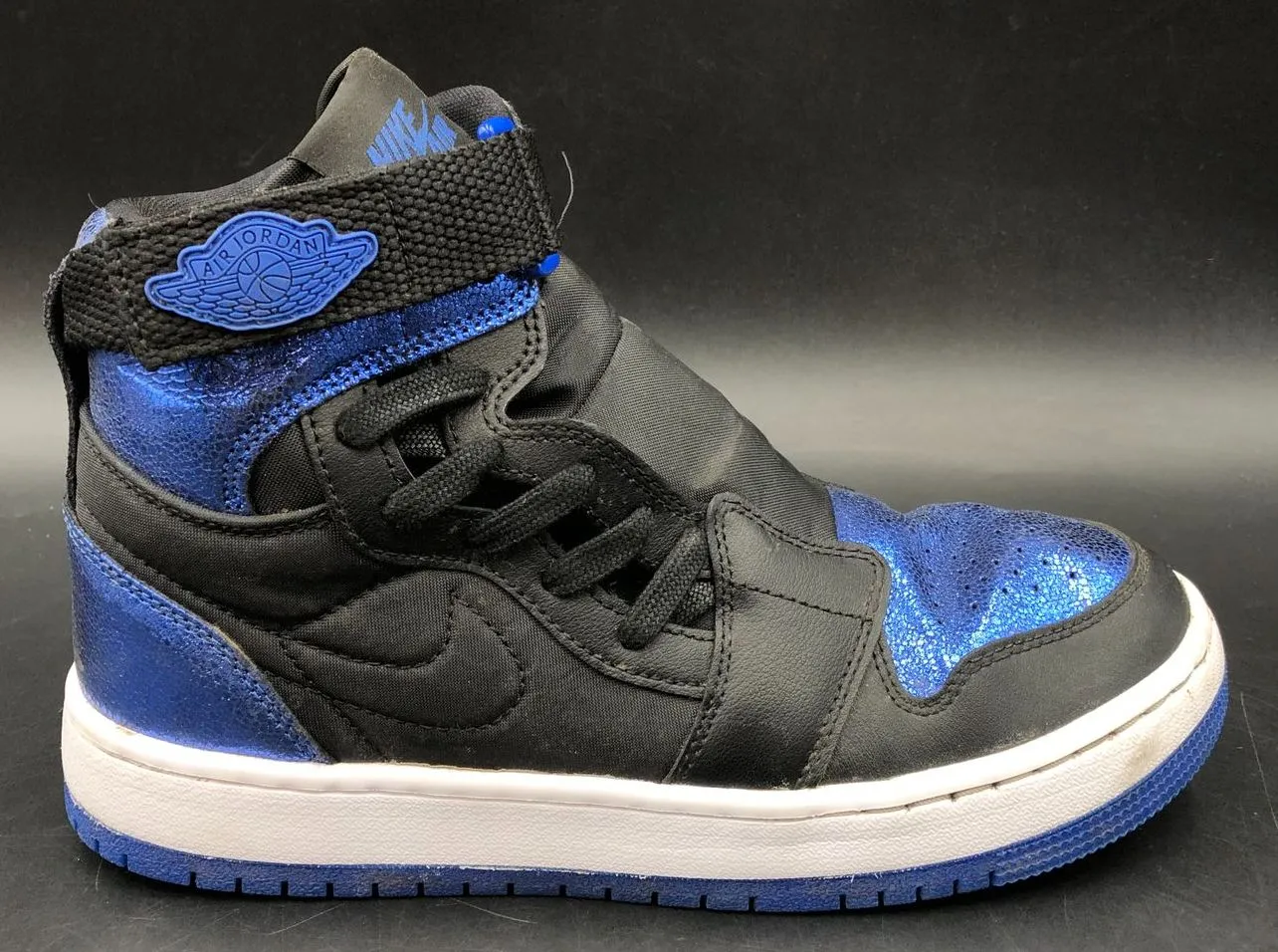 Nike Air Jordan 1 Nova XX 'Black Game Royal Blue' Women's Sneakers - 8.5 ( COA)
